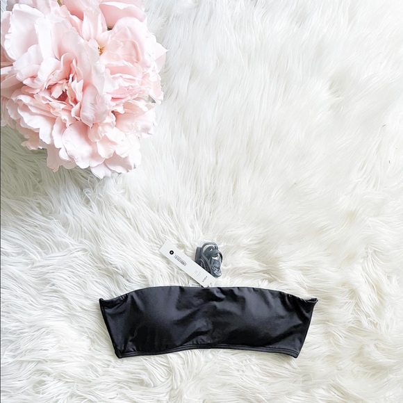 Aqua Other - Aqua Black Bandeau Top NWT